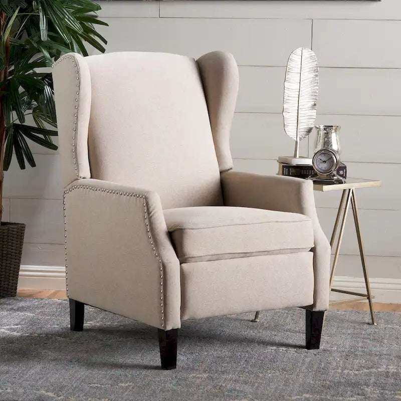 Poltrona reclinabile tradizionale, elegante e confortevole