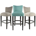Savannah 30 Inch Conteporary Aqua Blue Upholstered Barstool