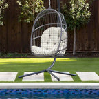 Sorra Home Sunbrella Outdoor Egg Chair Replacement Cushion