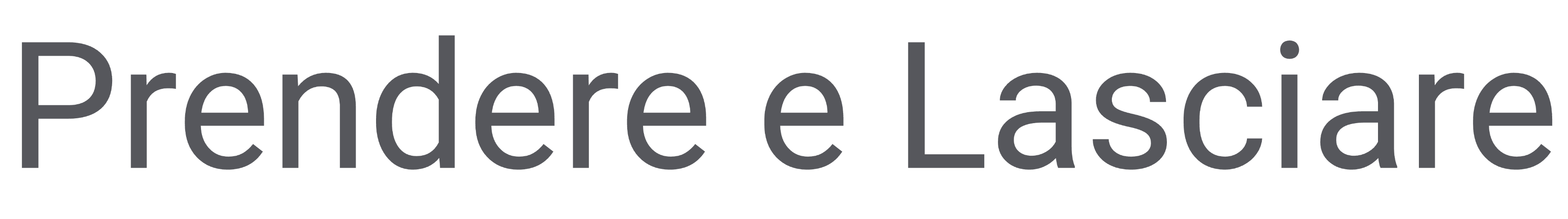 Prendere e Lasciare